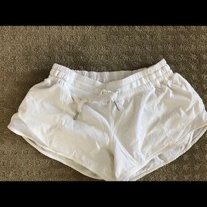 Lululemon white shorts size 2